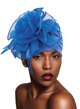 BT花朵风包头帽Turban