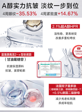 马应龙瞳话类视黄醇抗皱眼霜4g