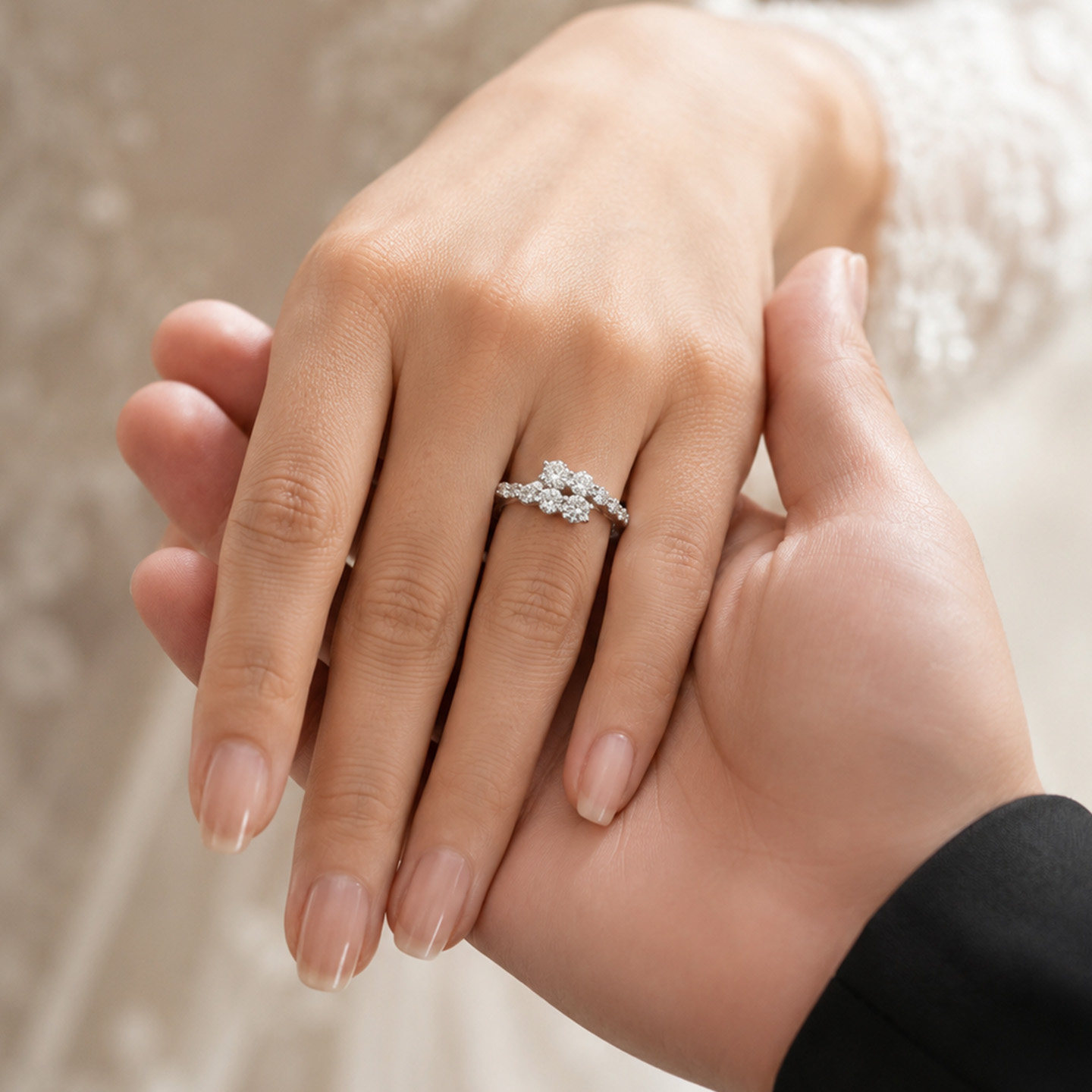 Adil cultured diamond ring diamond ring