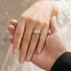 Adil cultured diamond ring diamond ring