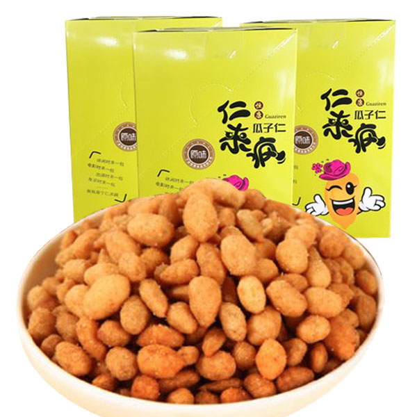 包邮恒康仁来疯瓜子仁原味45g*10包原味瓜子仁休闲零食炒货 - 图0