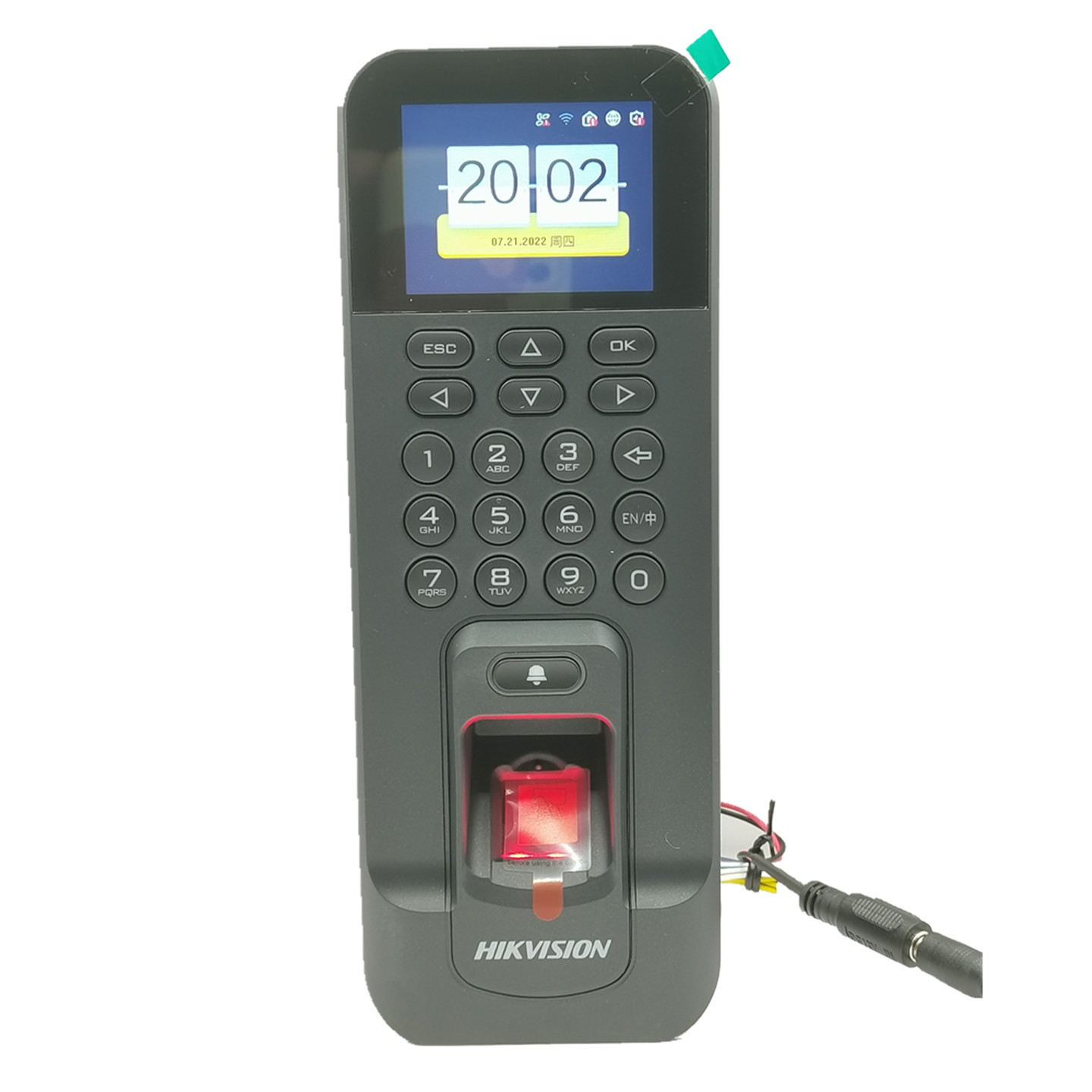 Hikvision fingerprint password access control time and attendance machine