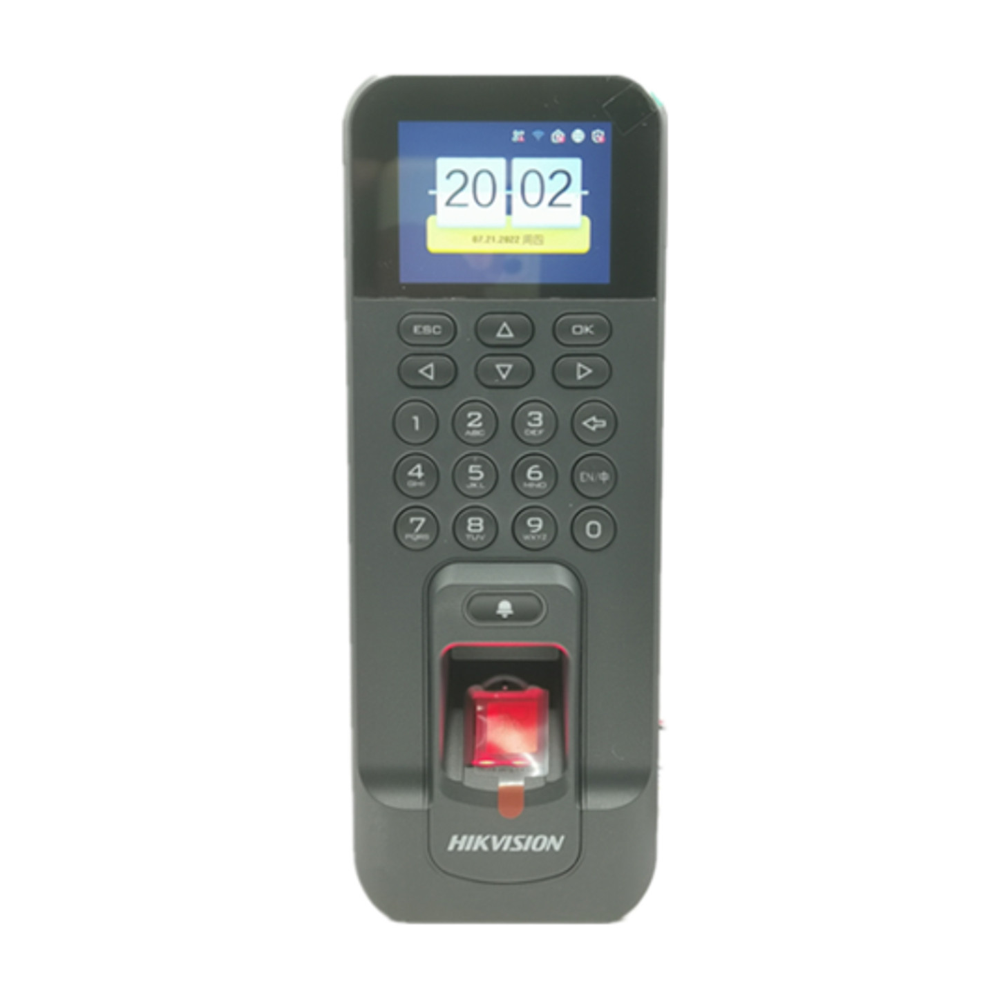 Hikvision fingerprint password access control time and attendance machine