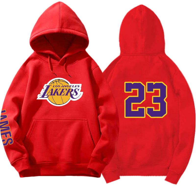 湖人队篮球运动男小皇帝23号卫衣 韩督卫衣