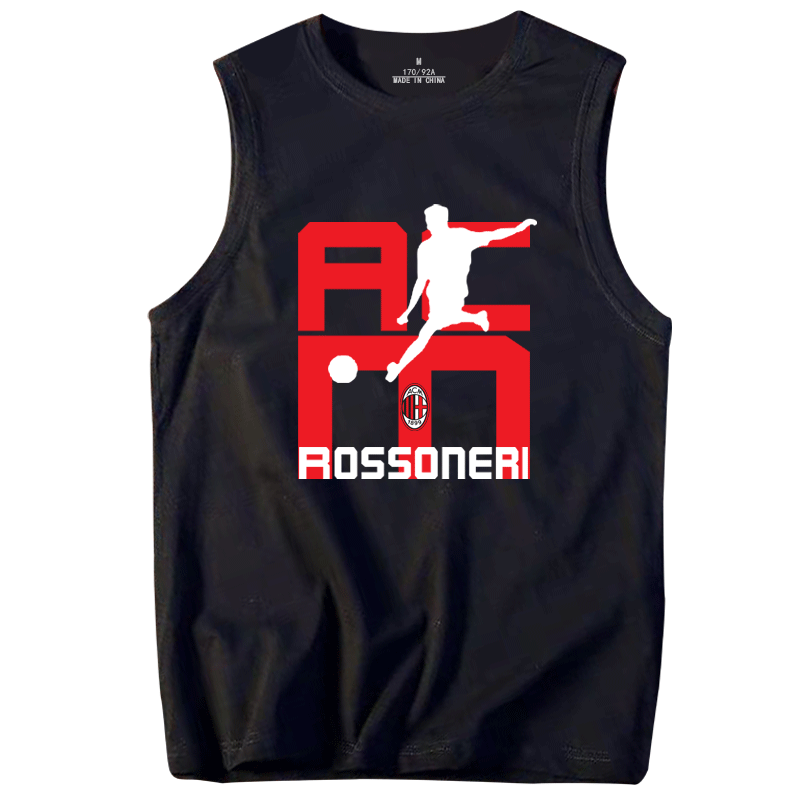 ac米兰意甲足球迷服伊布球衣服队服 韩督T恤