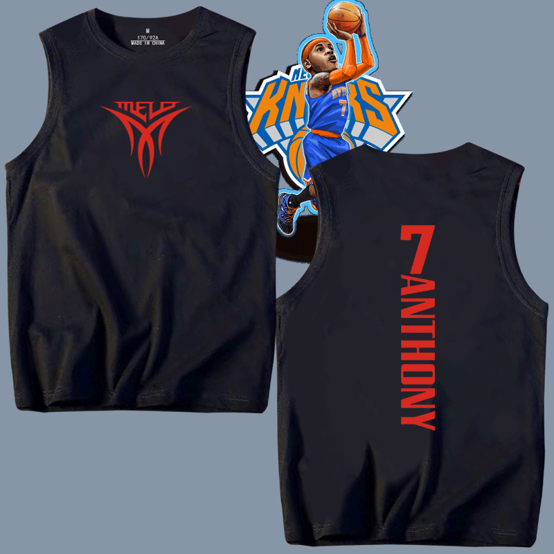 甜瓜melo安东尼纯棉篮球运动t恤 韩督T恤