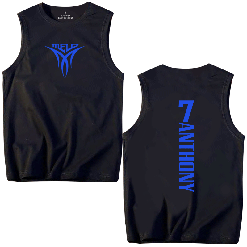 甜瓜melo安东尼纯棉篮球运动t恤 韩督T恤