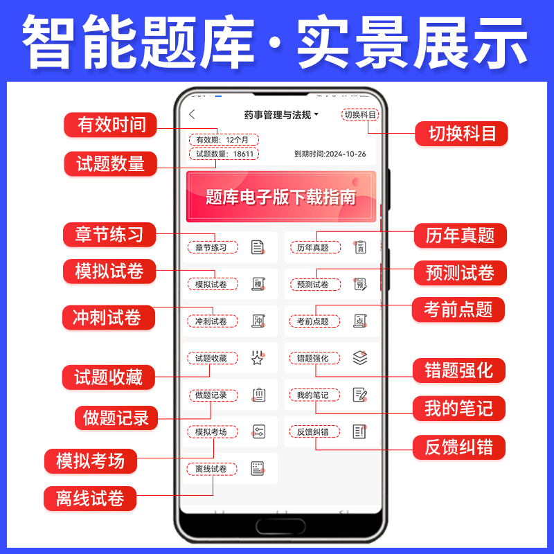 医药科技出版社官方润德执业药药师2024年教材红宝书西药中药学专业知识一二全套习题历年真题试卷职业资格考试书网课鸭题库一本通-图3