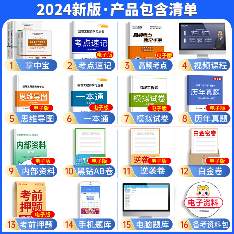 掌中宝建工社官方监理注册工程师2024年土建宝典口袋书可以搭配教材历年真题试卷章节练习题集网课押题库监理四色笔记学霸水利交通 - 图1