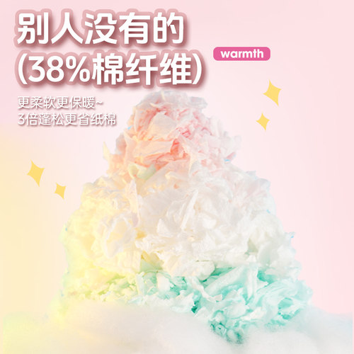 宠尚天小仓鼠纸棉金丝熊木屑过冬必备保暖棉窝垫料除臭用品大全花 - 图3