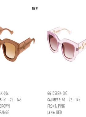 黑色金属女士镜框Gucci