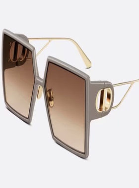 DIOR太阳眼镜粉色超大版型正方形镜框DIOR30MONTAIGNE SU