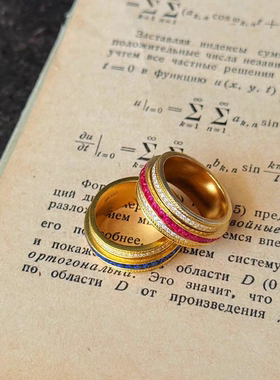 足金999时来运转戒指水贝黄金送礼物送朋友2026新款