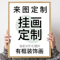 Customize the decoration painting to figure out the great hotel restaurant Xuanguan Living room Sofa background fresco postage supplement the price difference