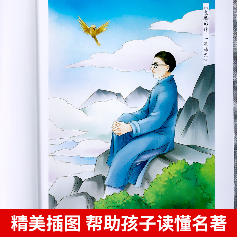 小学生现代诗繁星春水冰心四年级下册阅读课外书阅读正版艾青诗选泰戈尔徐志摩现代诗集大全名家散文集精选小学散文读本儿童诗歌-图1