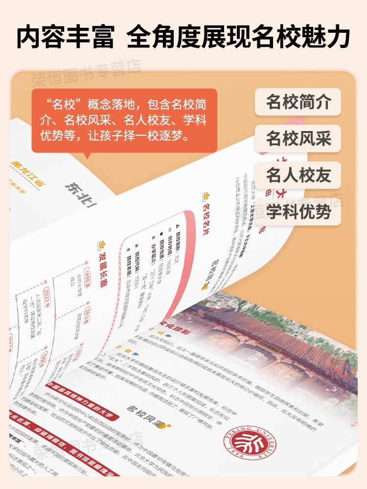 成为学霸从大学选起 走进大学城上下2024正版高考志愿填报指南百所名校解析选校书籍启蒙211中国世界著名专业解读的简介绍荣恒教育 - 图1