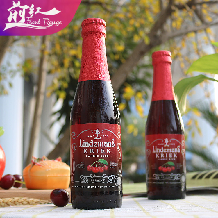 比利时进口林德曼樱桃啤酒250ml*6瓶 Lindemans Kriek 包邮前红 - 图2