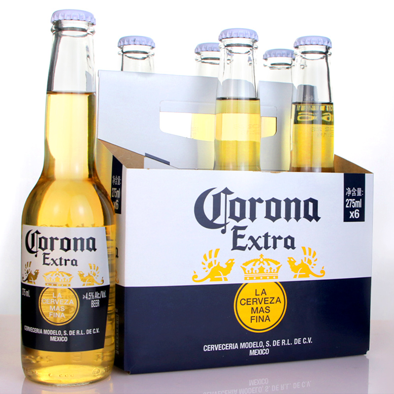 Corona科罗娜 科罗纳墨西哥风味拉格特级啤酒275ml*24瓶整箱瓶装 - 图0