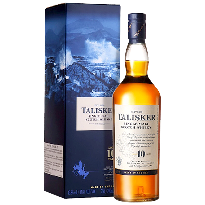 英国进口TALISKER/泰斯卡10年单一麦芽威士忌700ml 45度烈酒 前红 - 图3