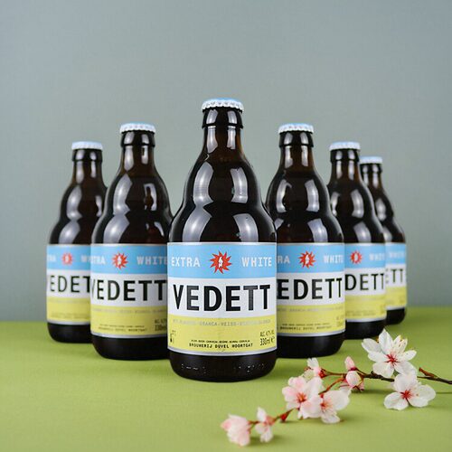 比利时风味白熊奇异果啤酒国产VEDETT白啤玫瑰红精酿330ml24瓶 - 图2