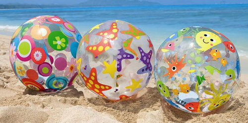 正品INTEX沙滩球海滩球充气球戏水球水上用品游泳池儿童戏水玩具 - 图2