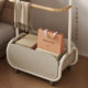 Space-saving secondary net rack bedroom floor-standing clothes rack