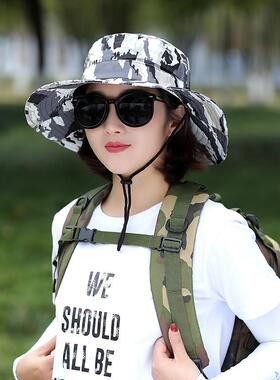渔夫帽男女士速干防水速干迷彩帽
