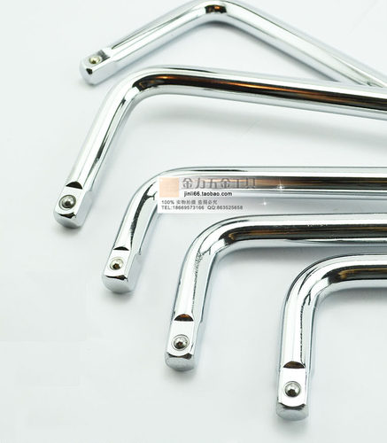 1/2寸L7型弯杆扳杆 套筒加力杆 加超长弯杆500 560 12.5mm - 图0