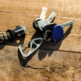 Дорожный альпинистский брелок из нержавеющей стали, металлический универсальный рюкзак, небольшая сумка