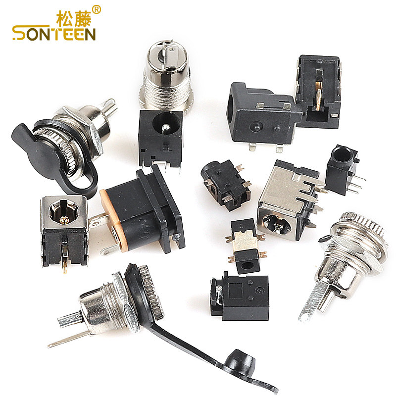 DC电源插座母座 5.5*2.1/2.5/3.5MM 099/003A/050/044/023/007B - 图2