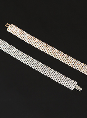 欧美首饰饰品女韩版水钻手镯水晶 女士手链 水钻手镯手链B011