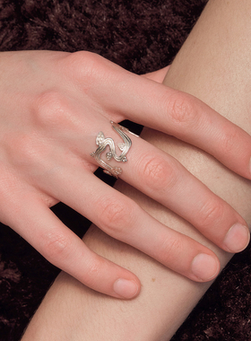 SALE E PEPE胡椒盐·纯银藤蔓戒指