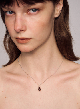 SALE E PEPE胡椒盐·纯银卵石陈酿吊坠项链