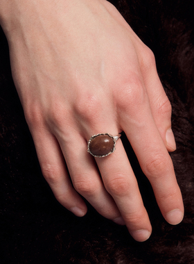 SALE E PEPE胡椒盐·纯银卵石葡萄戒指