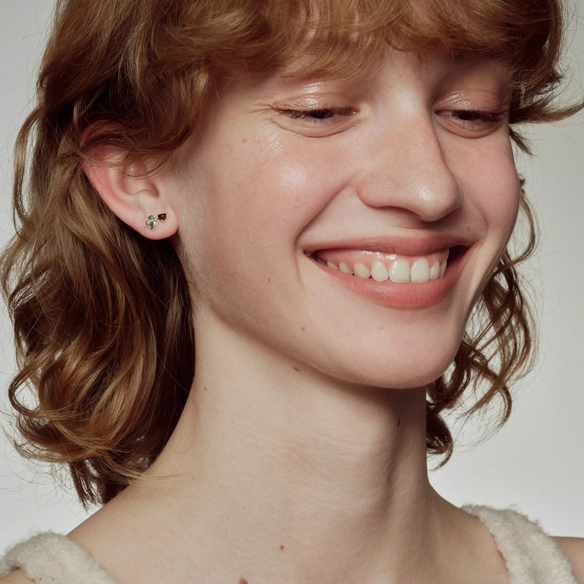 SALE E PEPE 胡椒盐 纯银爱心小鸟耳环,淘宝优惠券,粉丝福利购,淘宝优惠卷