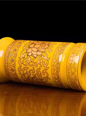 陶瓷莲花香筒线香竹签香香桶