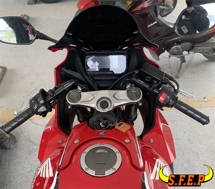 MOTO-TRON适用于本田 CBR650R 2019-2023 改装降低分离车把/手把 - 图0