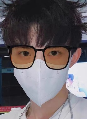 痞帅潮男方框墨镜显瘦超轻防紫外线太阳镜防晒高级感女茶色眼镜酷