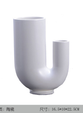 系列玻璃日式风几何陶瓷摆件