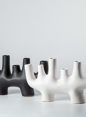 无际/破晓 系列 多孔花器摆件 北欧简约家居客厅酒柜装饰品摆件