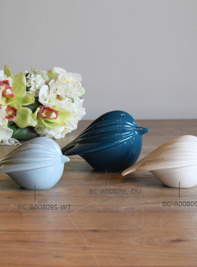 简约现代风烛台陶瓷几何软装配饰