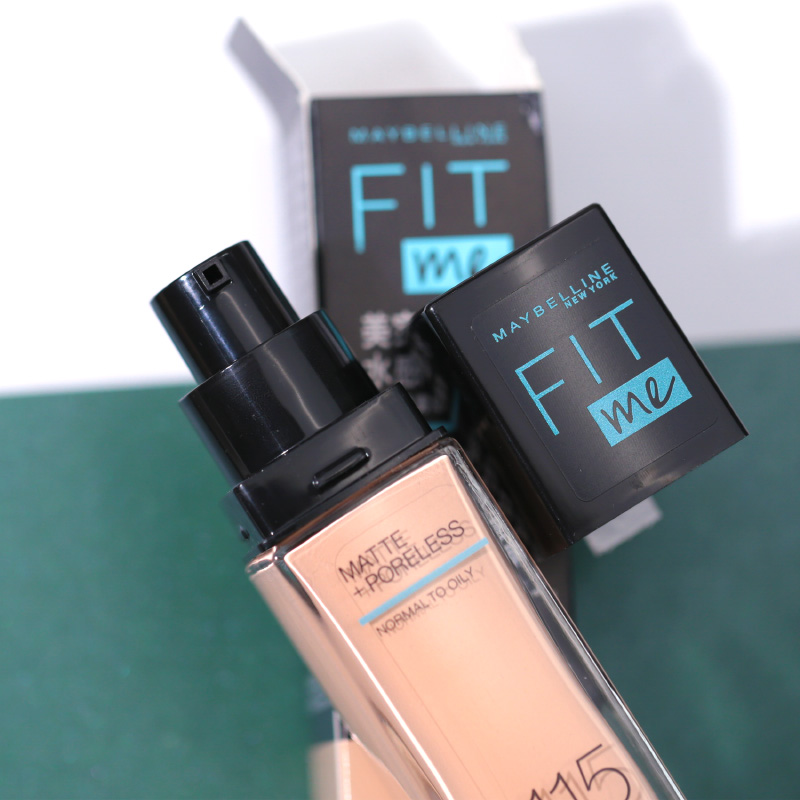 美宝莲fitme柔雾粉底液女干皮混油皮水润轻薄哑光控油遮瑕持妆,淘宝优惠券,粉丝福利购,淘宝优惠卷