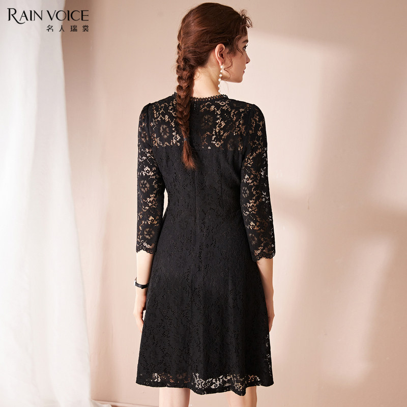 名人瑞裳2020秋季新款高端连衣裙 名人瑞裳连衣裙