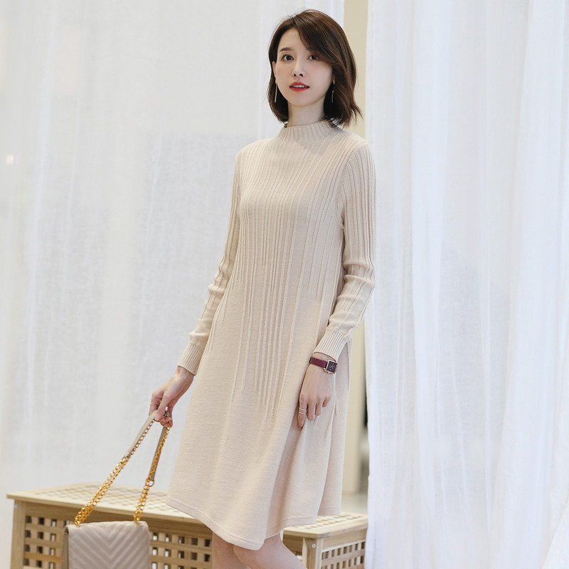 名人瑞裳秋装2018新款女复古连衣裙 名人瑞裳连衣裙