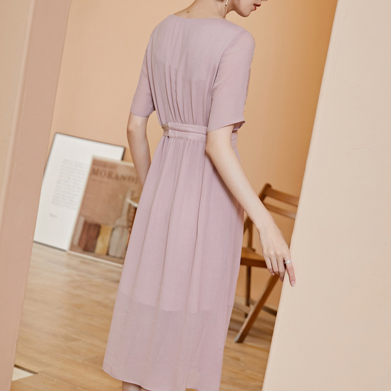 名人瑞裳2019新款夏甜美气质连衣裙 名人瑞裳连衣裙