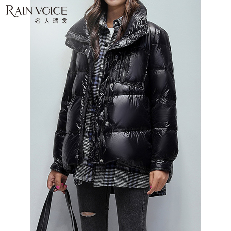 名人瑞裳2021新款休闲短款羽绒服 名人瑞裳羽绒服