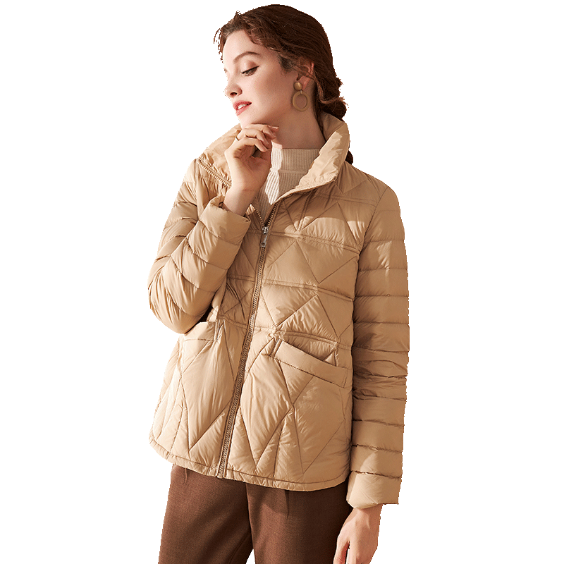 名人瑞裳2020冬季新款轻薄款羽绒服 名人瑞裳羽绒服