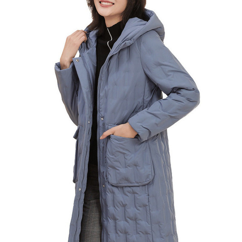 名人瑞裳2019冬季新款中长款羽绒服 名人瑞裳羽绒服