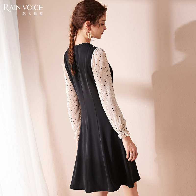 名人瑞裳秋装2020年新款女连衣裙 名人瑞裳连衣裙