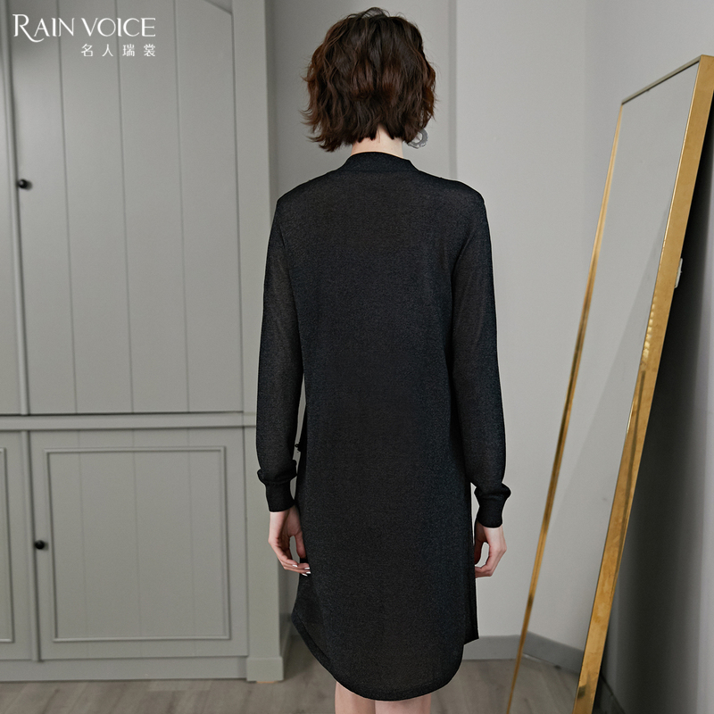 名人瑞裳春装2019款女纯色宽松裙子 名人瑞裳连衣裙